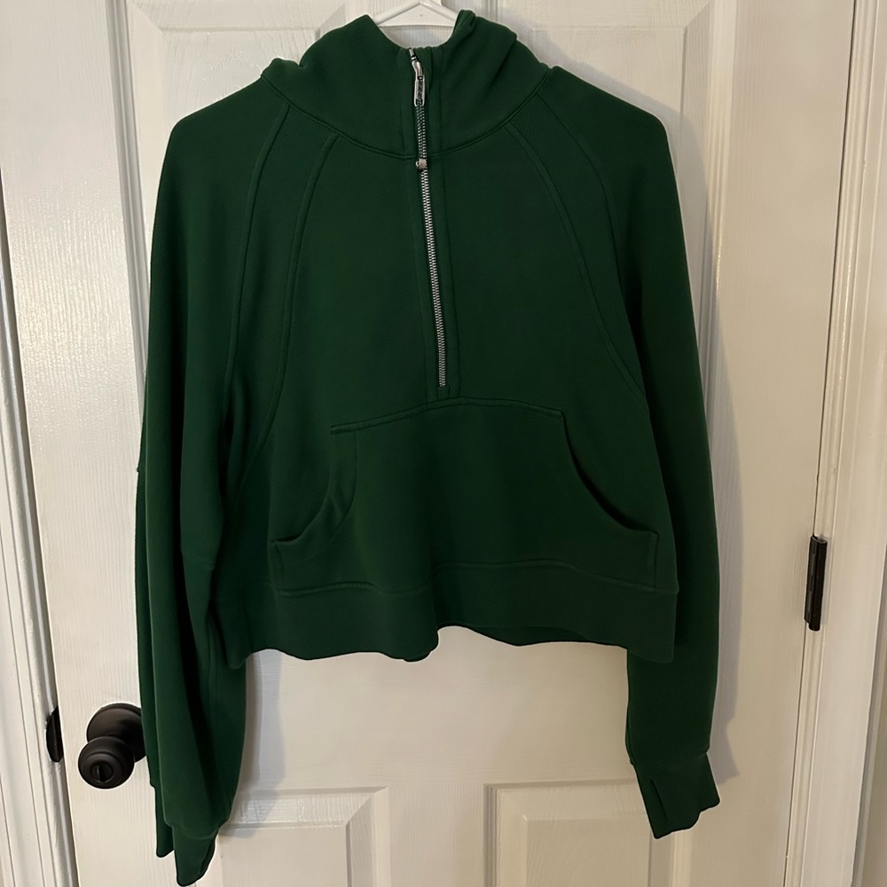 Lululemon oversized scuba half zip hoodie